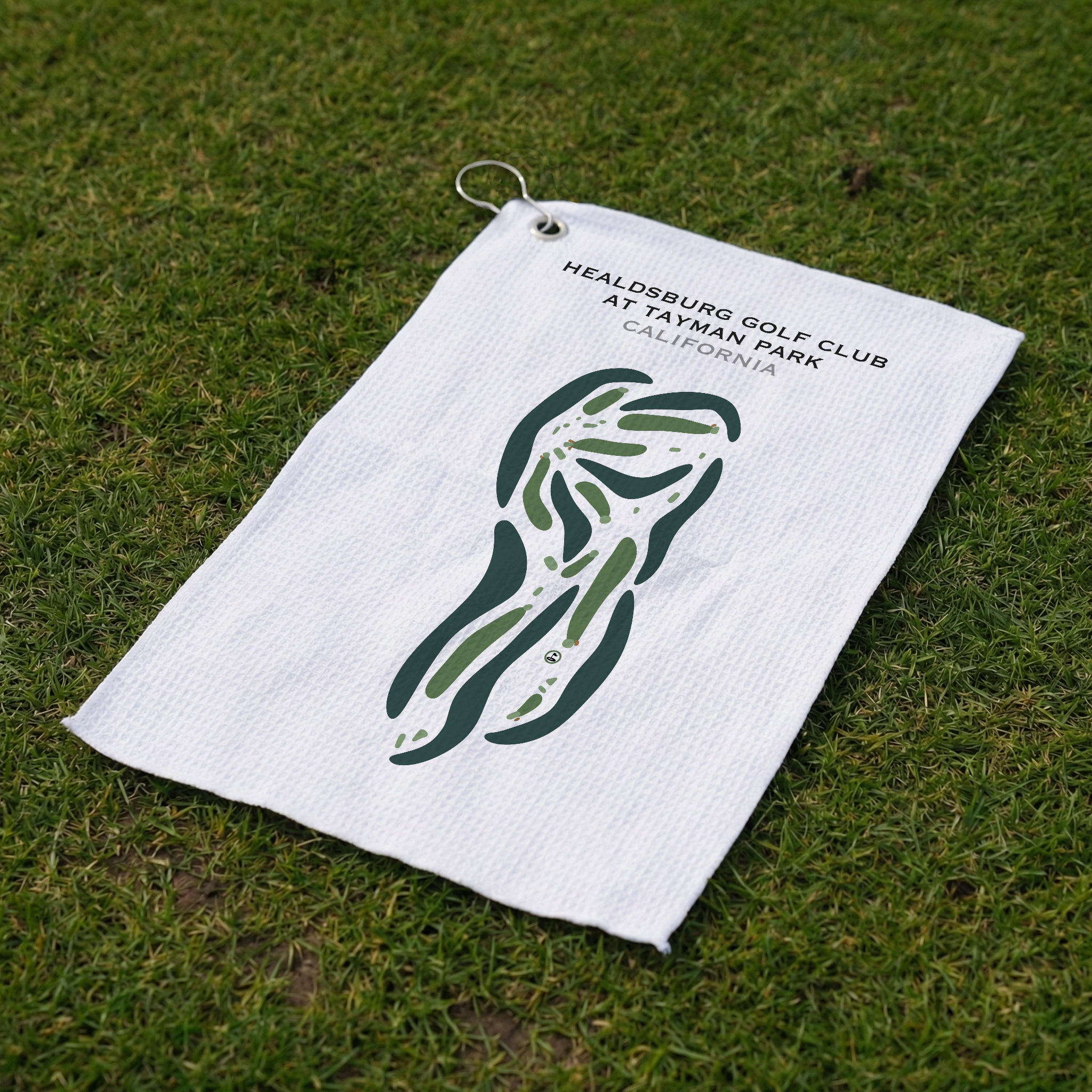 Healdsburg Golf Club at Tayman Park, California - Printed Golf Courses