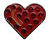 Heart Ball Marker & Hat Clip with Crystals by ReadyGOLF