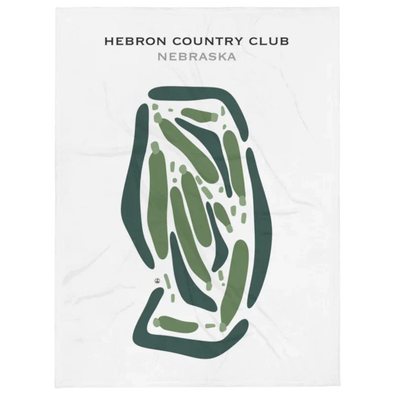 Hebron Country Club, Nebraska - Printed Golf Courses