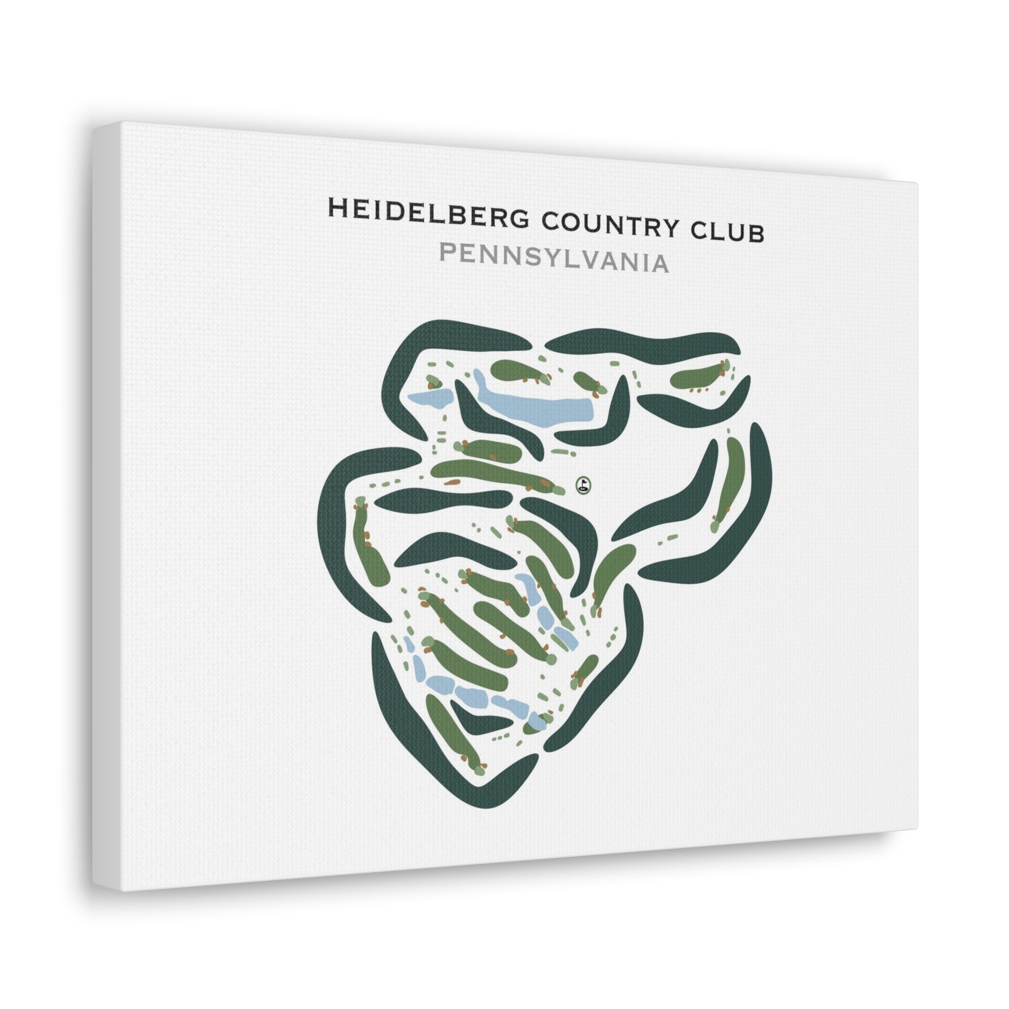 Heidelberg Country Club, Pennsylvania - Printed Golf Courses