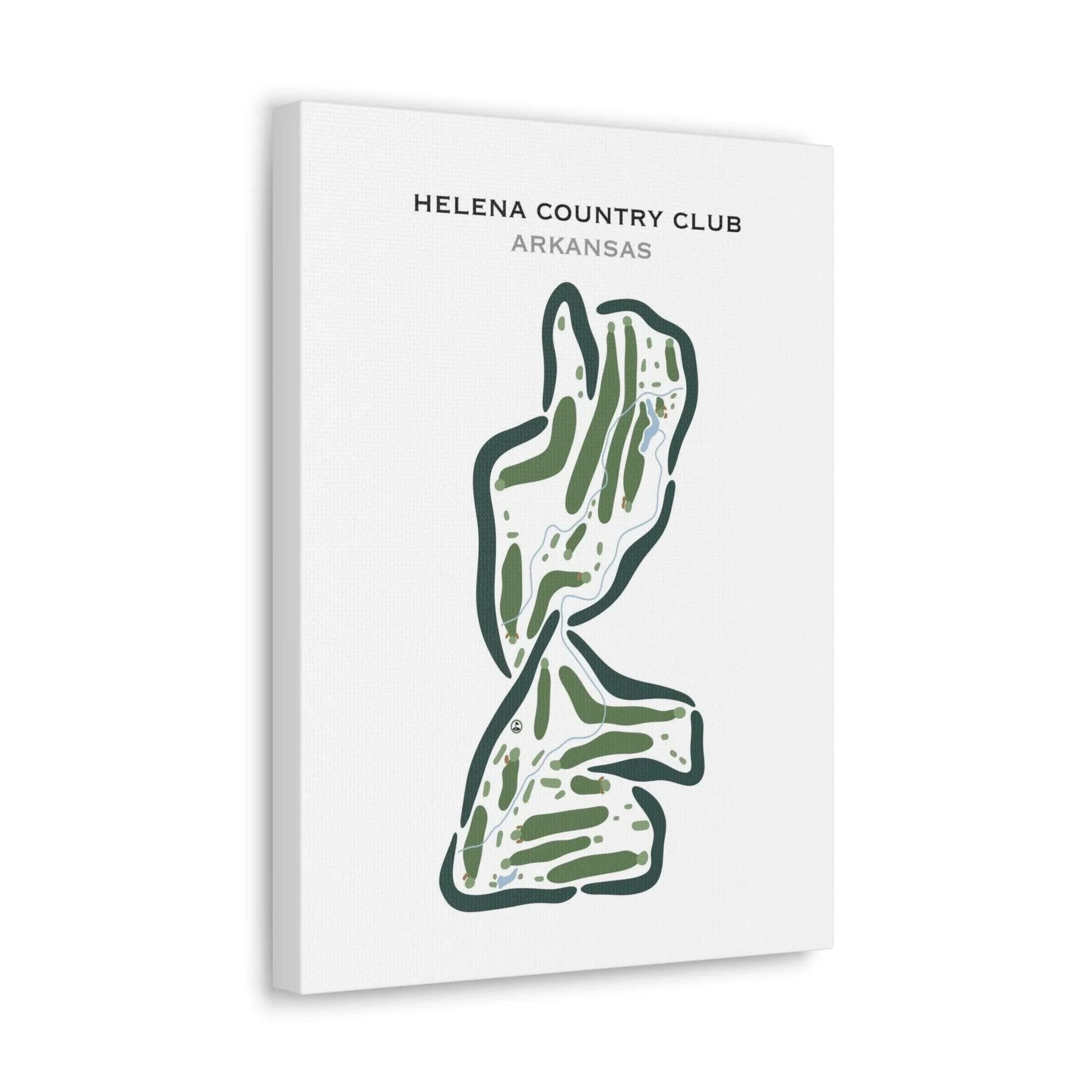 Helena Country Club, Arkansas - Printed Golf Course