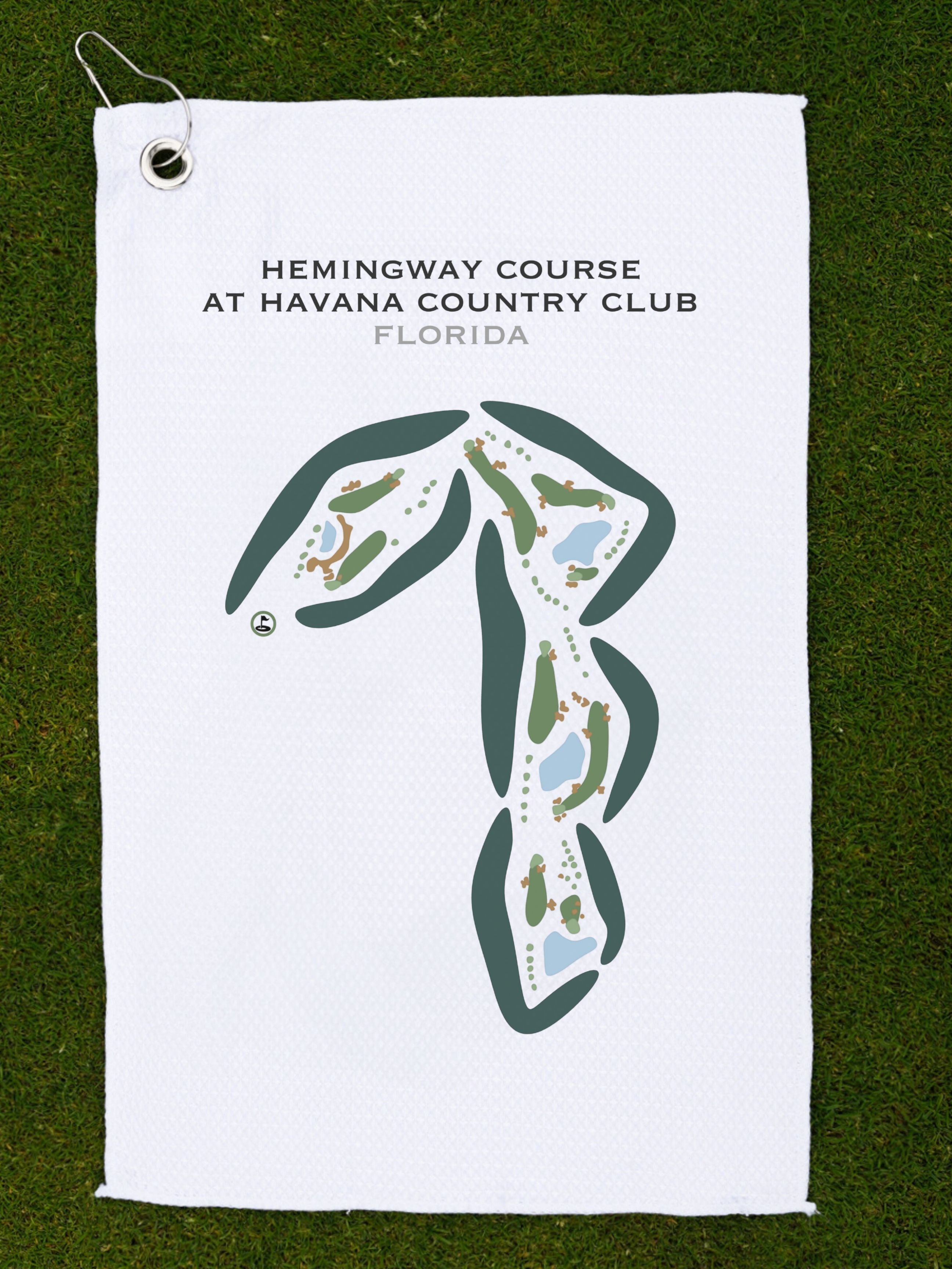Hemingway Course at Havana Country Club, Florida - Printed Golf Courses