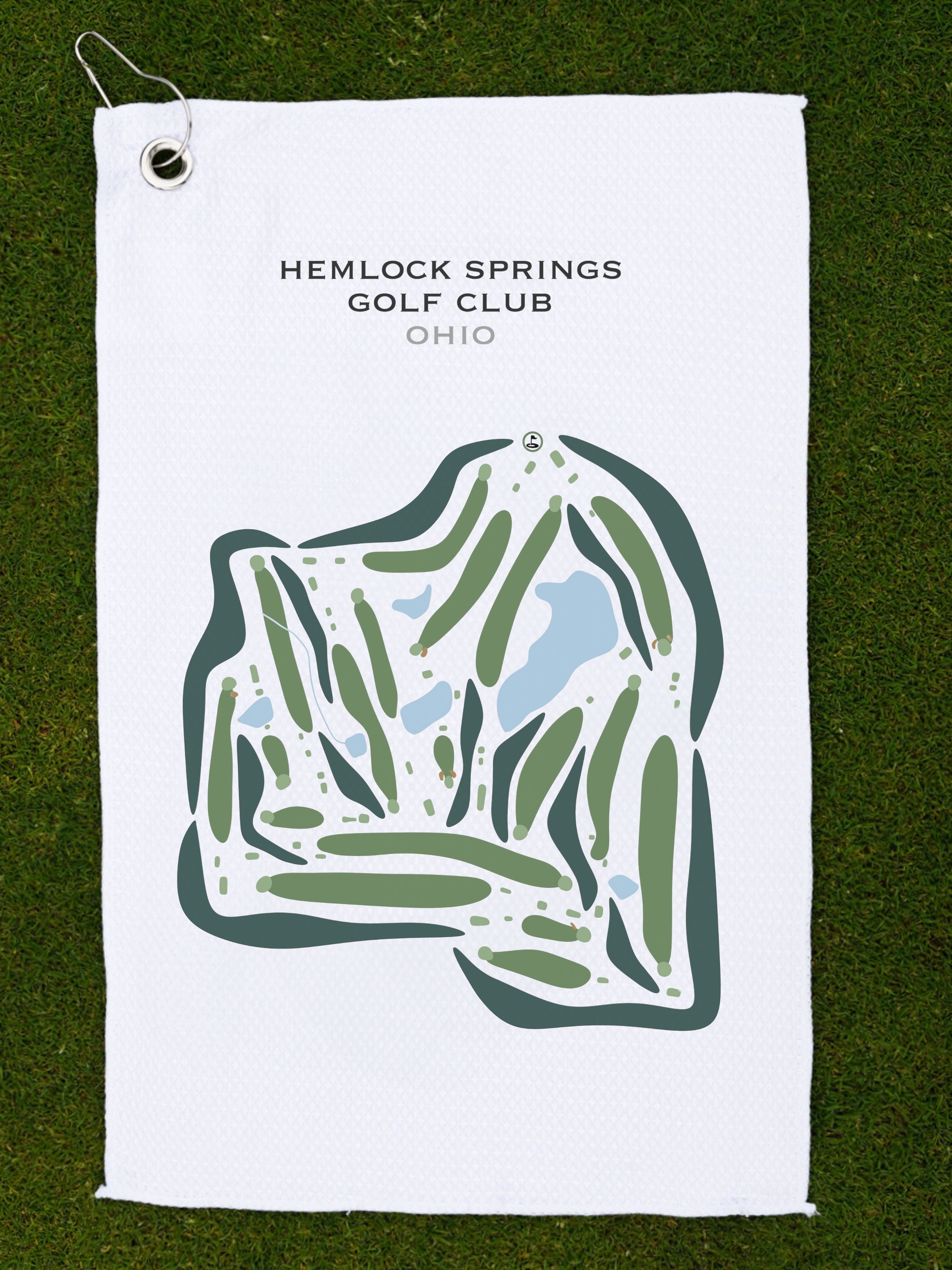 Hemlock Springs Golf Club, Ohio - Printed Golf Courses