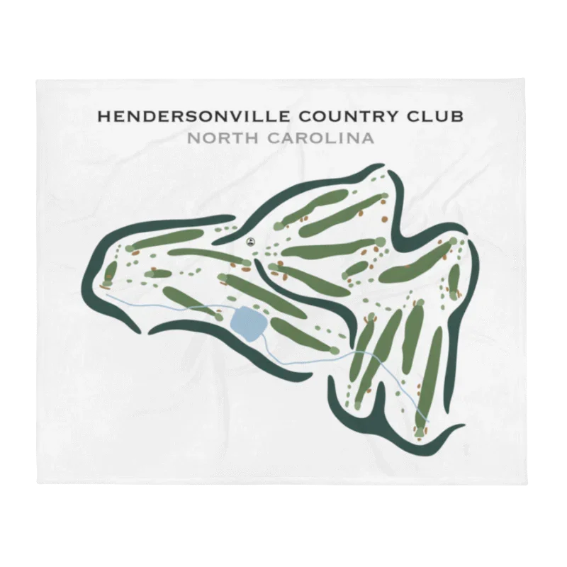 Hendersonville Country Club, North Carolina - Printed Golf Courses
