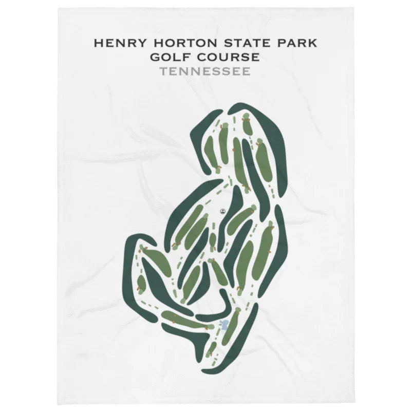 Henry Horton Golf Course, Tennessee - Printed Golf Courses