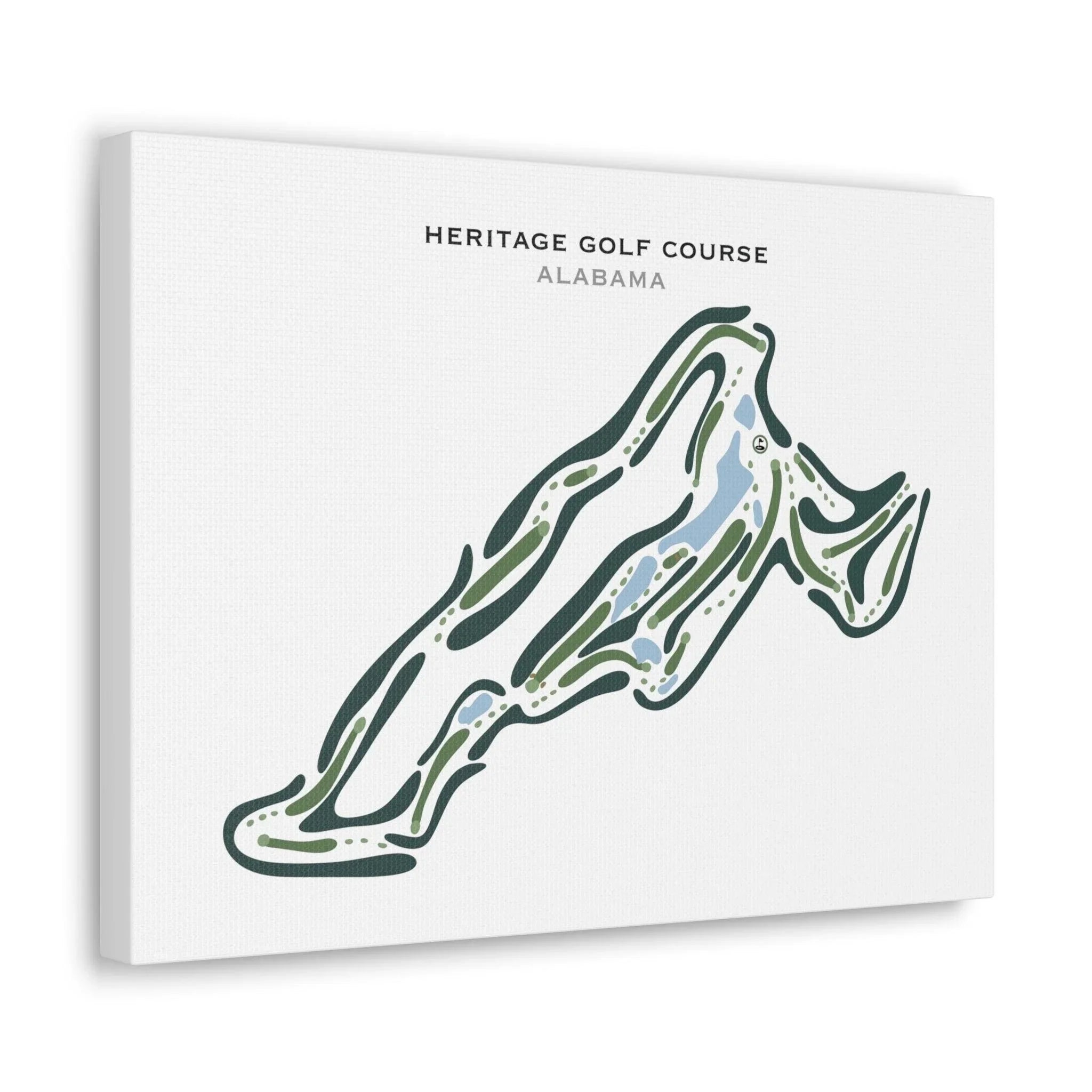 Heritage Golf Course, Alabama - Printed Golf Courses