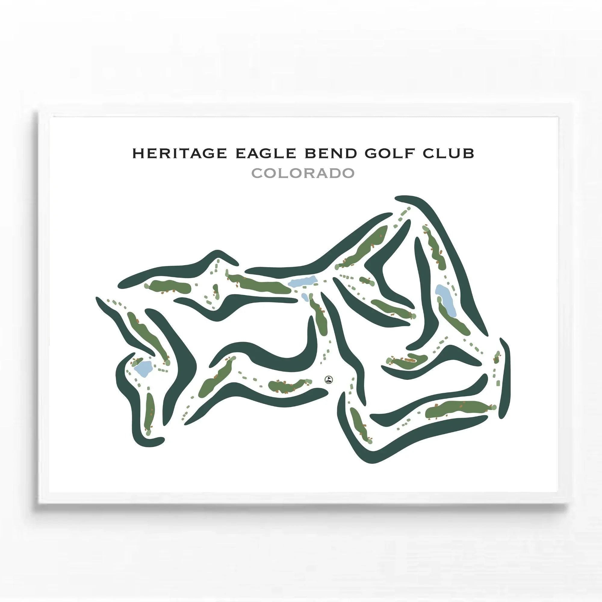 Heritage Eagle Bend Golf Club, Colorado - Printed Golf Course