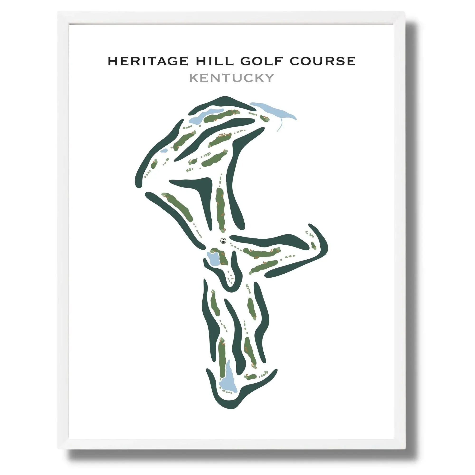 Heritage Hill Golf Course, Kentucky - Printed Golf Courses
