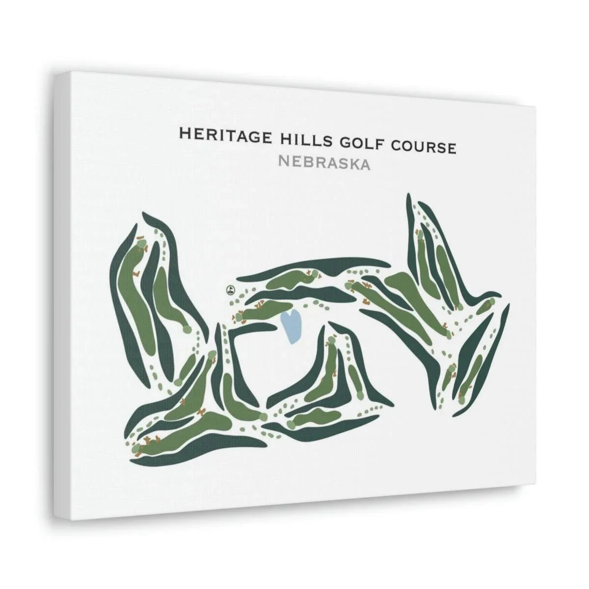 Heritage Hills Golf Course, Nebraska - Printed Golf Courses