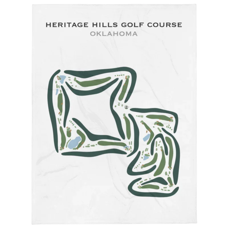 Heritage Hills Golf Course, Oklahoma - Printed Golf Courses