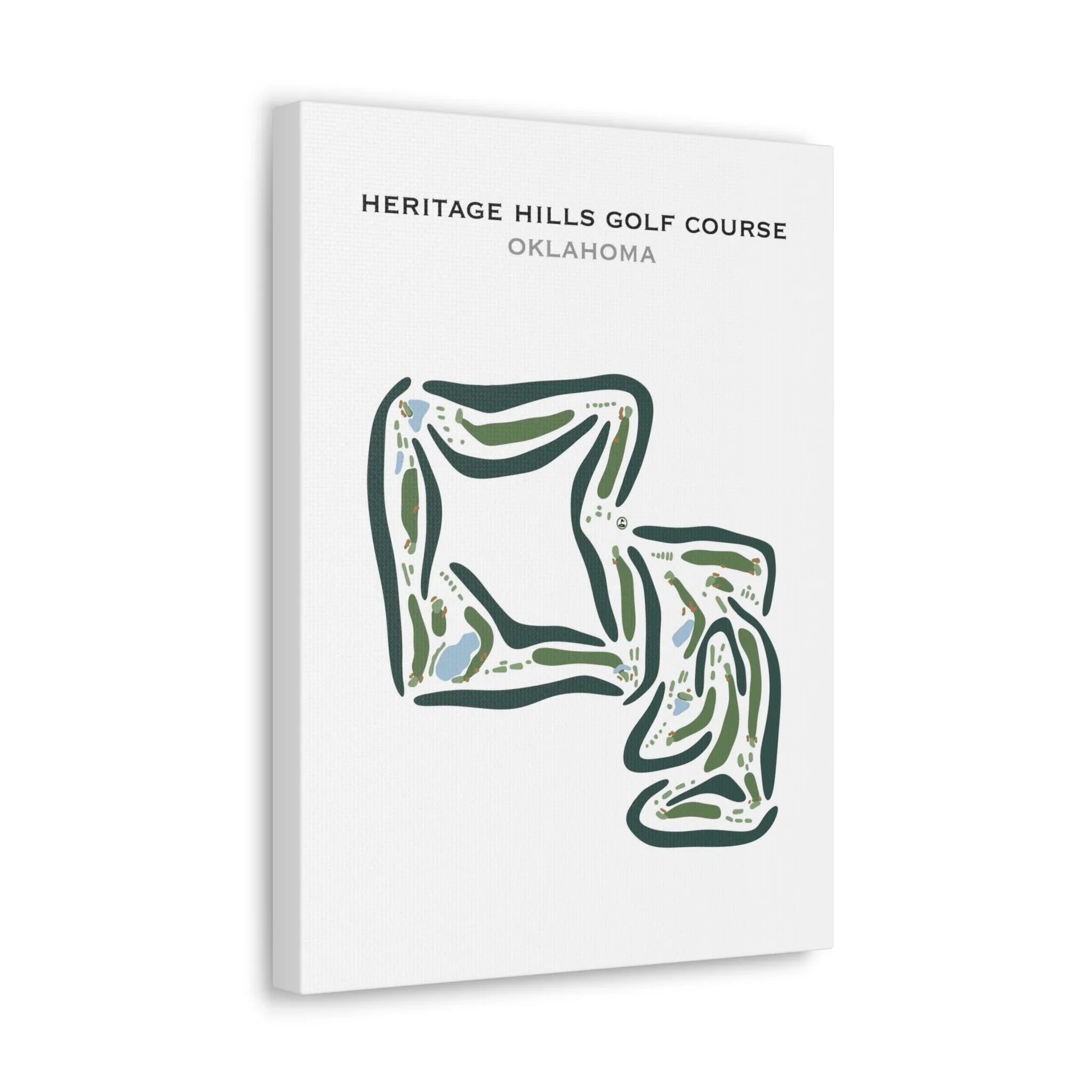 Heritage Hills Golf Course, Oklahoma - Printed Golf Courses
