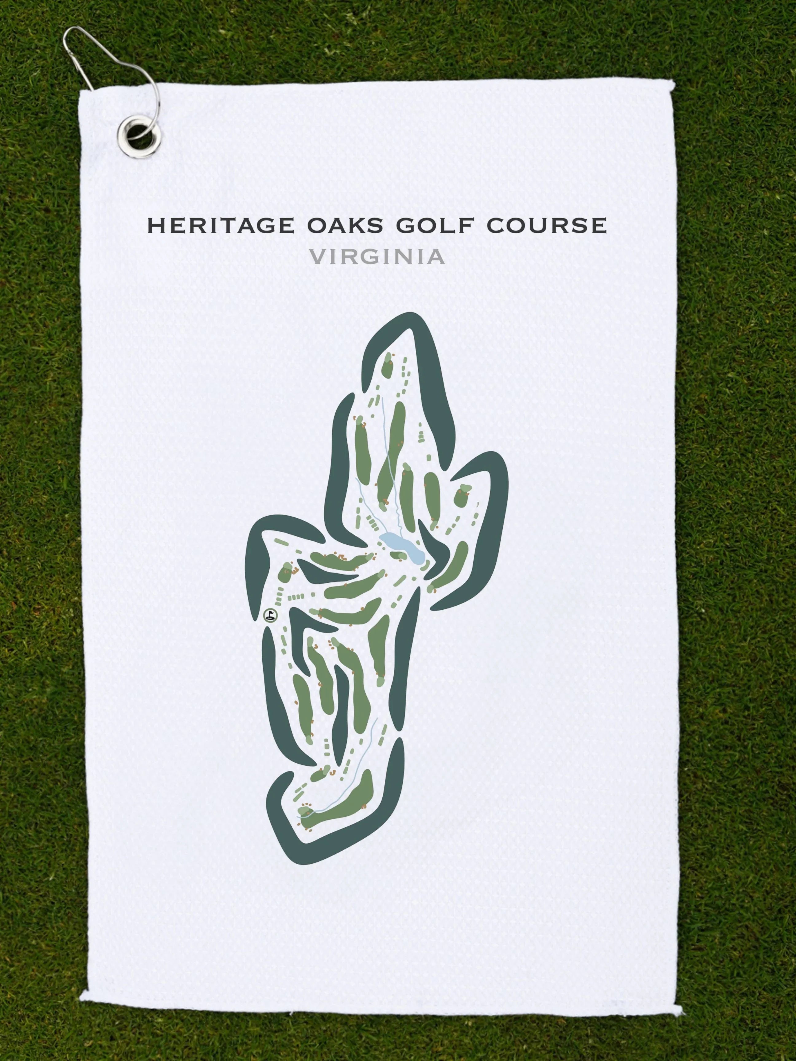 Heritage Oaks Golf Course, Virginia - Printed Golf Courses