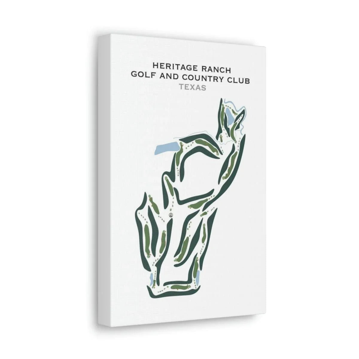 Heritage Ranch Golf and Country Club, Texas - Printed Golf Courses