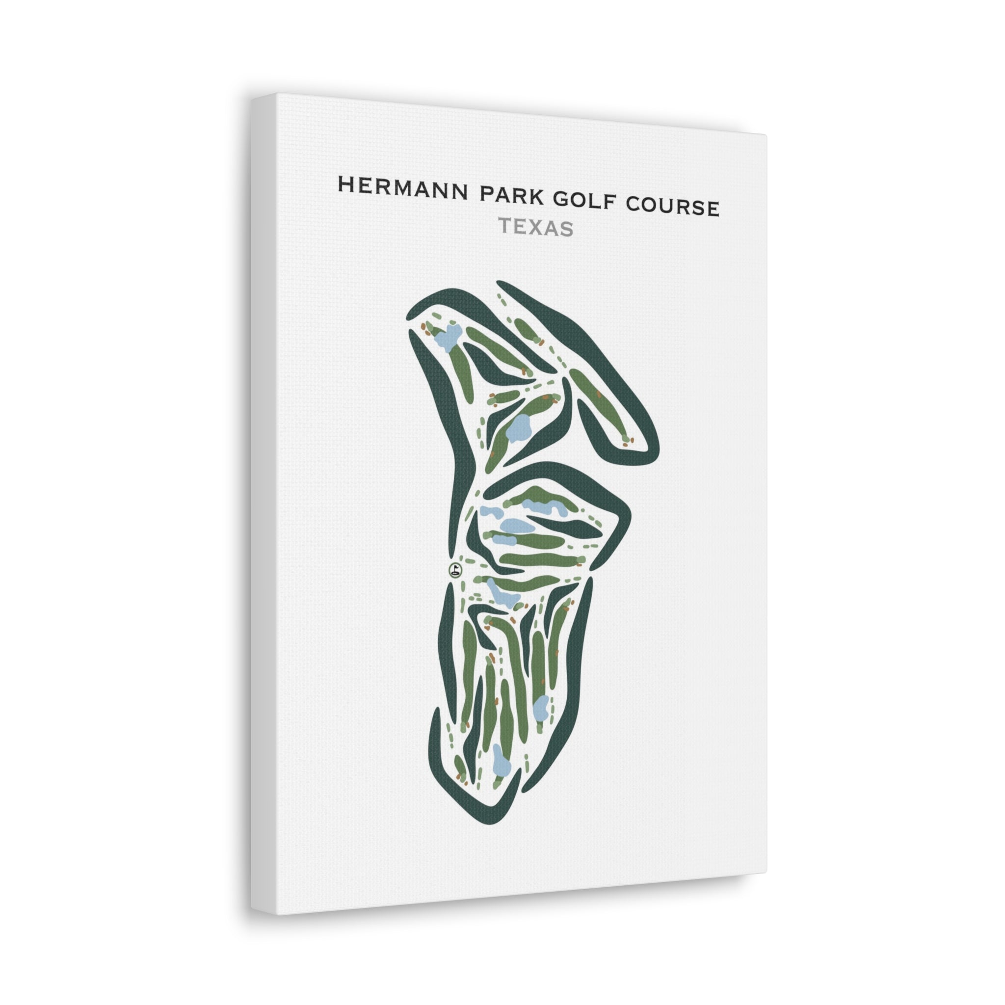 Hermann Park Golf Course, Texas - Printed Golf Courses