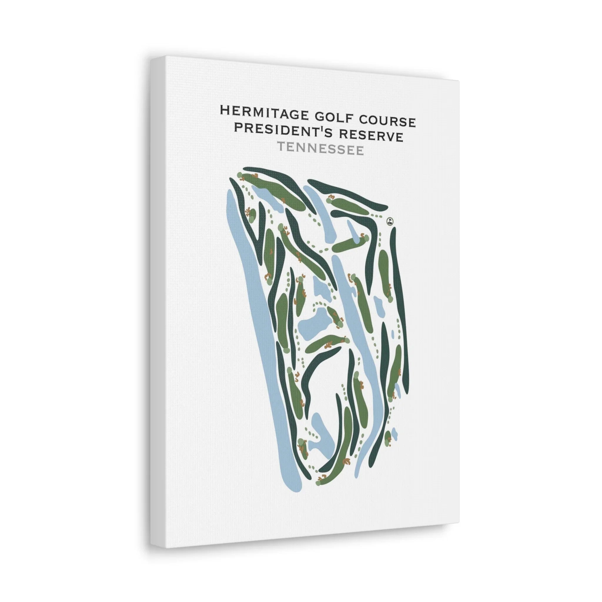 Hermitage Golf Course President's Reserve, Tennessee - Printed Golf Courses