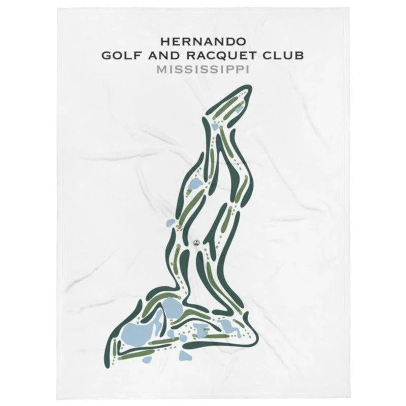Hernando Golf & Racquet Club, Mississippi - Printed Golf Courses