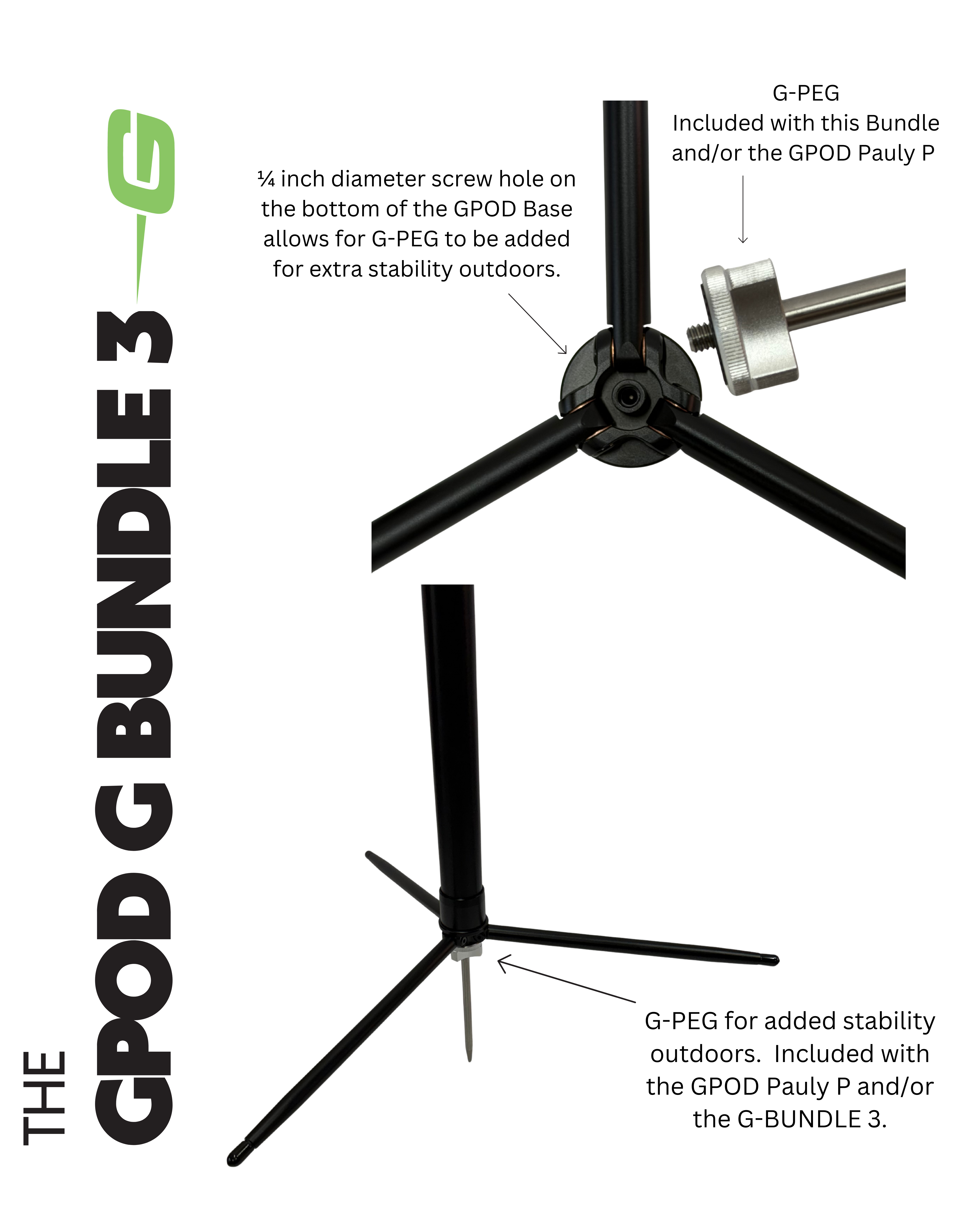 GPOD G BUNDLE 3 : GPOD Pauly P + GPOD Base