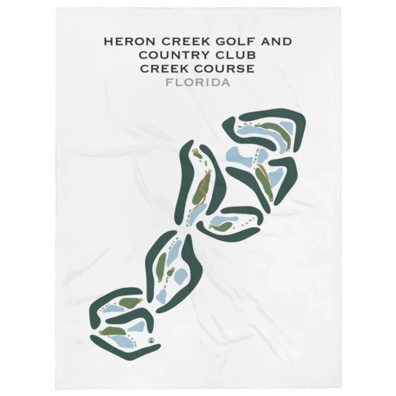 Heron Creek Golf & Country Club, Creek Course, Florida - Printed Golf Courses