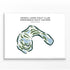 Heron Lakes Golf Club, Greenback Golf Course, Oregon - Printed Golf Course