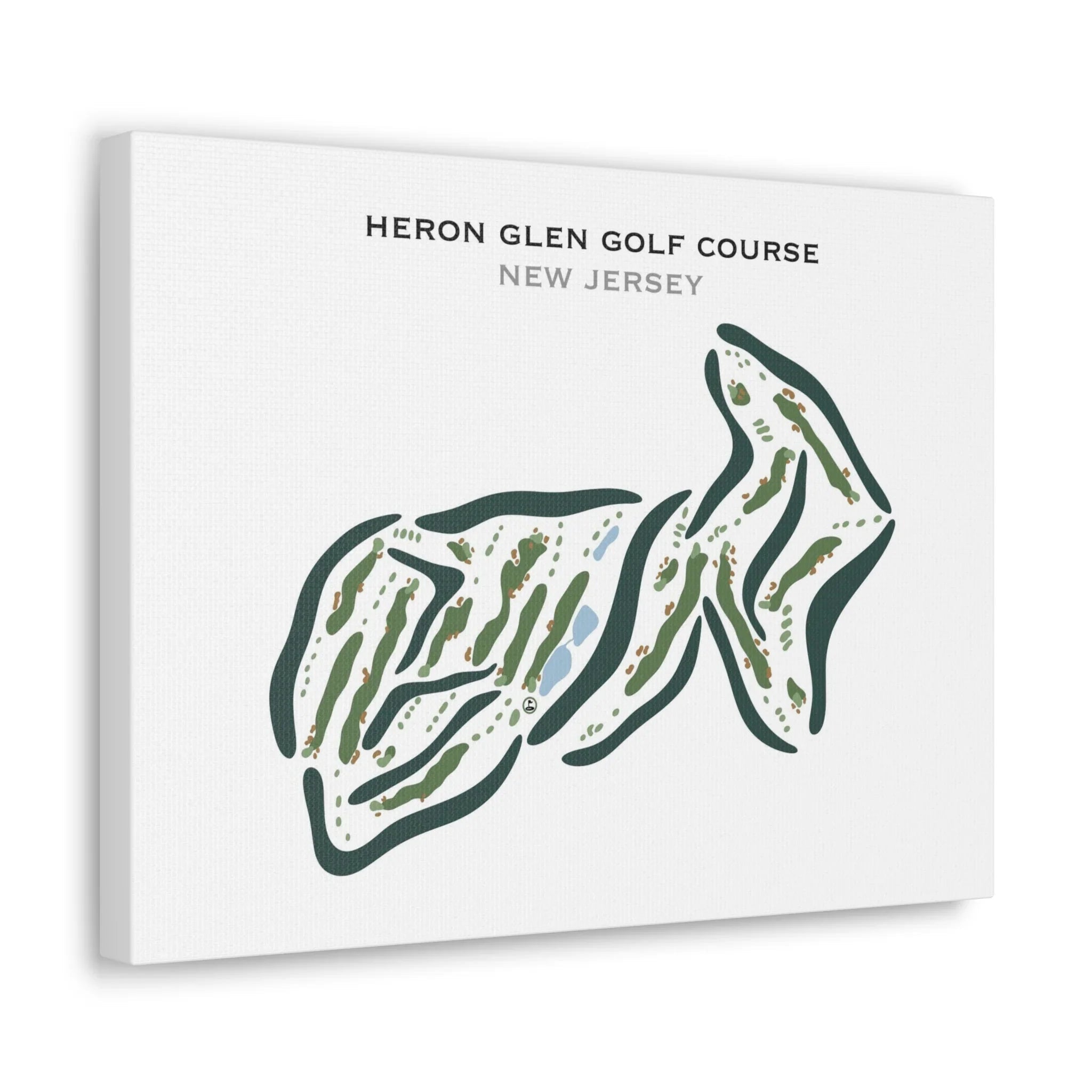 Heron Glen Golf Course, New Jersey - Printed Golf Courses