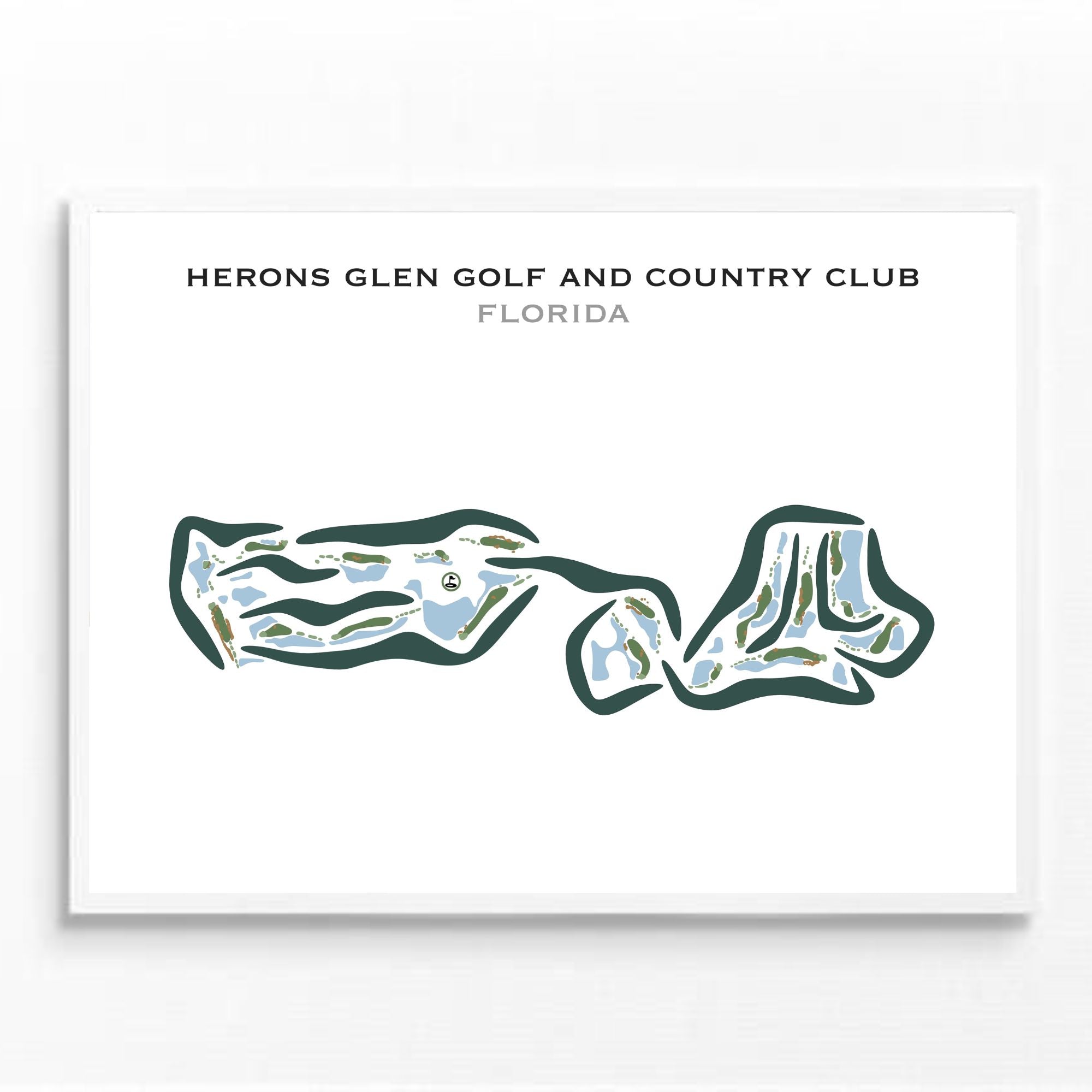 Herons Glen Golf & Country Club, Florida - Printed Golf Courses