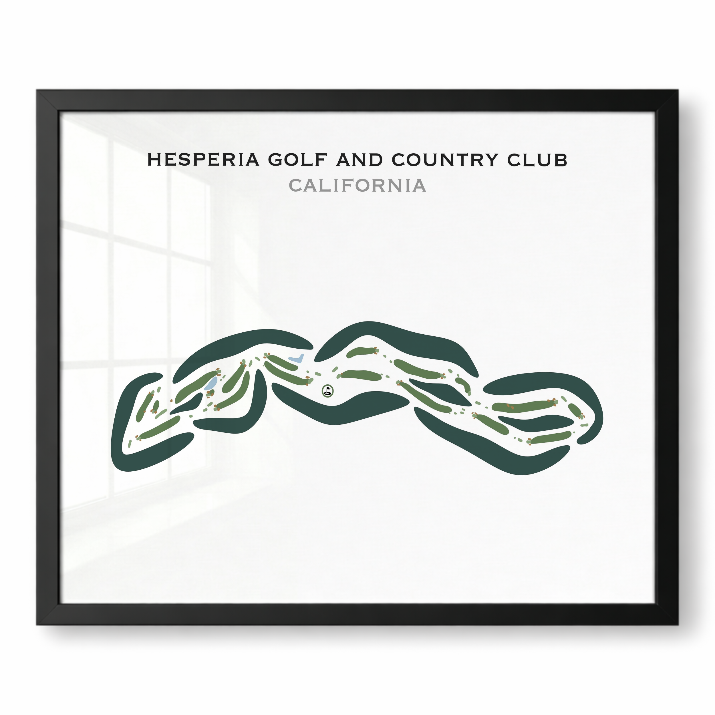Hesperia Golf & Country Club, California - Printed Golf Courses