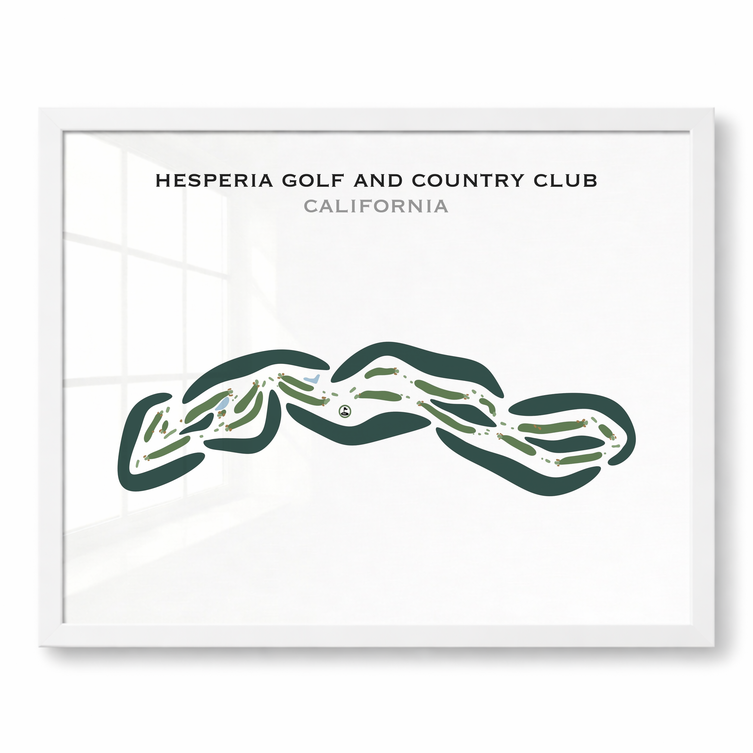 Hesperia Golf & Country Club, California - Printed Golf Courses