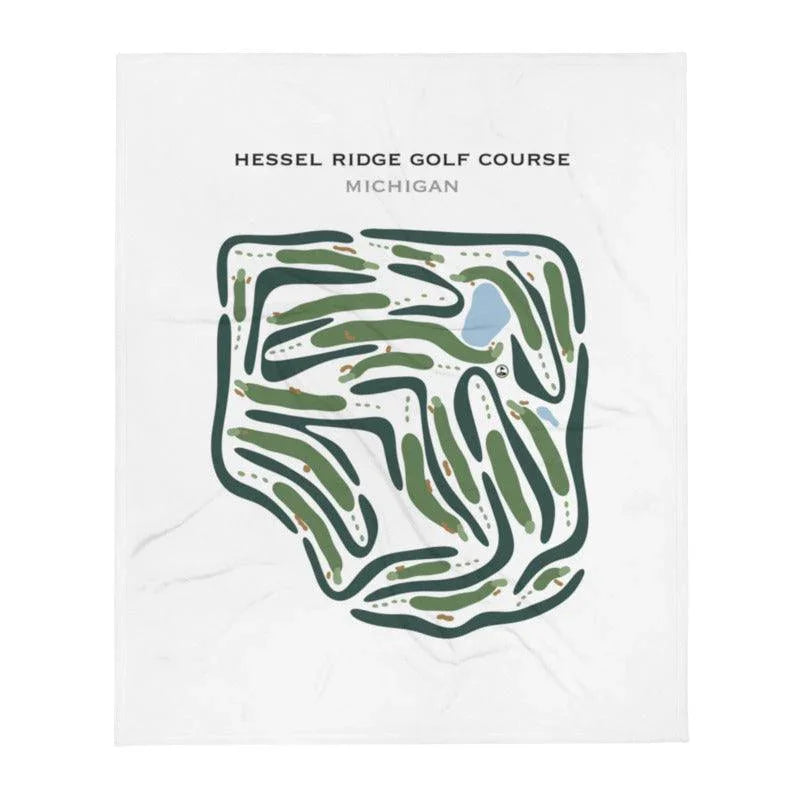 Hessel Ridge Golf Course, Michigan - Printed Golf Courses
