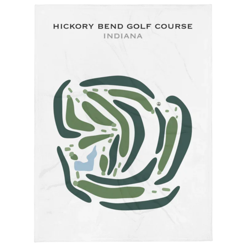 Hickory Bend Golf Course, Indiana - Printed Golf Course