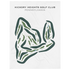 Hickory Heights Golf Club, Pennsylvania - Printed Golf Courses