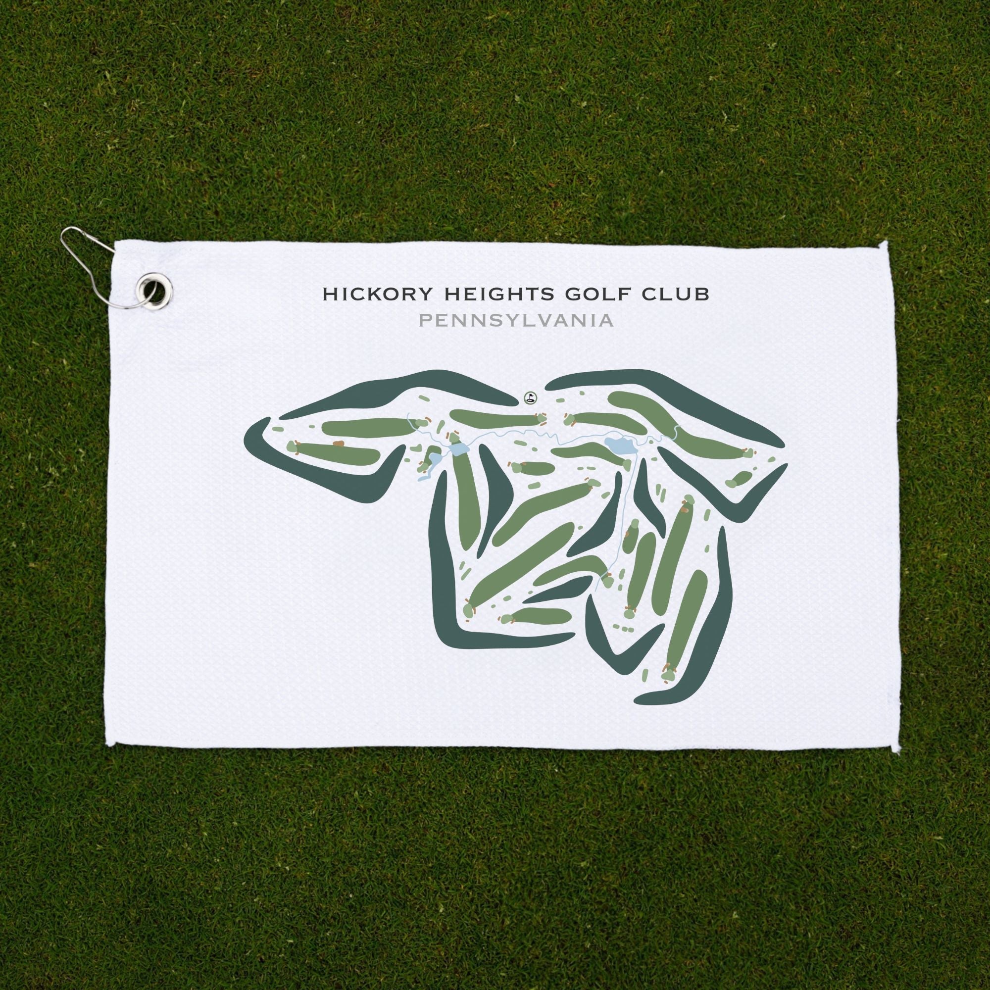 Hickory Heights Golf Club, Spring Grove, Pennsylvania - Printed Golf Courses