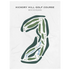 Hickory Hill Golf Course, Michigan - Printed Golf Courses