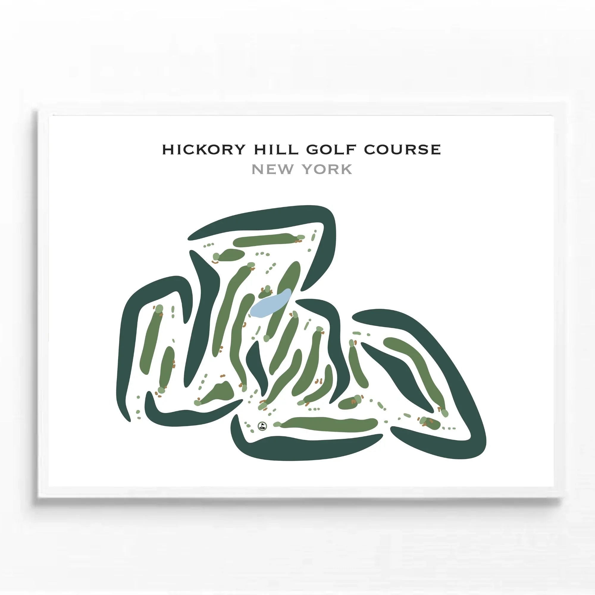 Hickory Hill Golf Course, New York - Printed Golf Courses