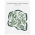 Hickory Knoll Golf Course, Muskegon, Michigan - Printed Golf Courses