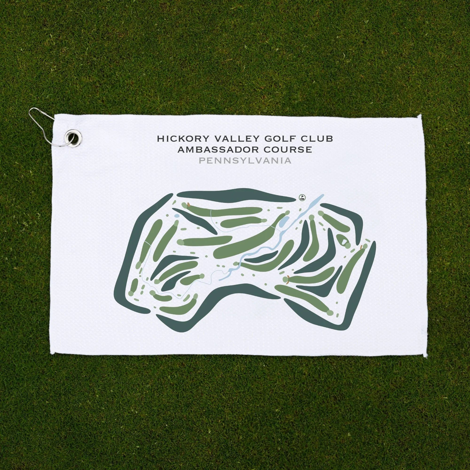 Hickory Valley Golf Club Ambassador Course, Pennsylvania - Printed Golf Courses