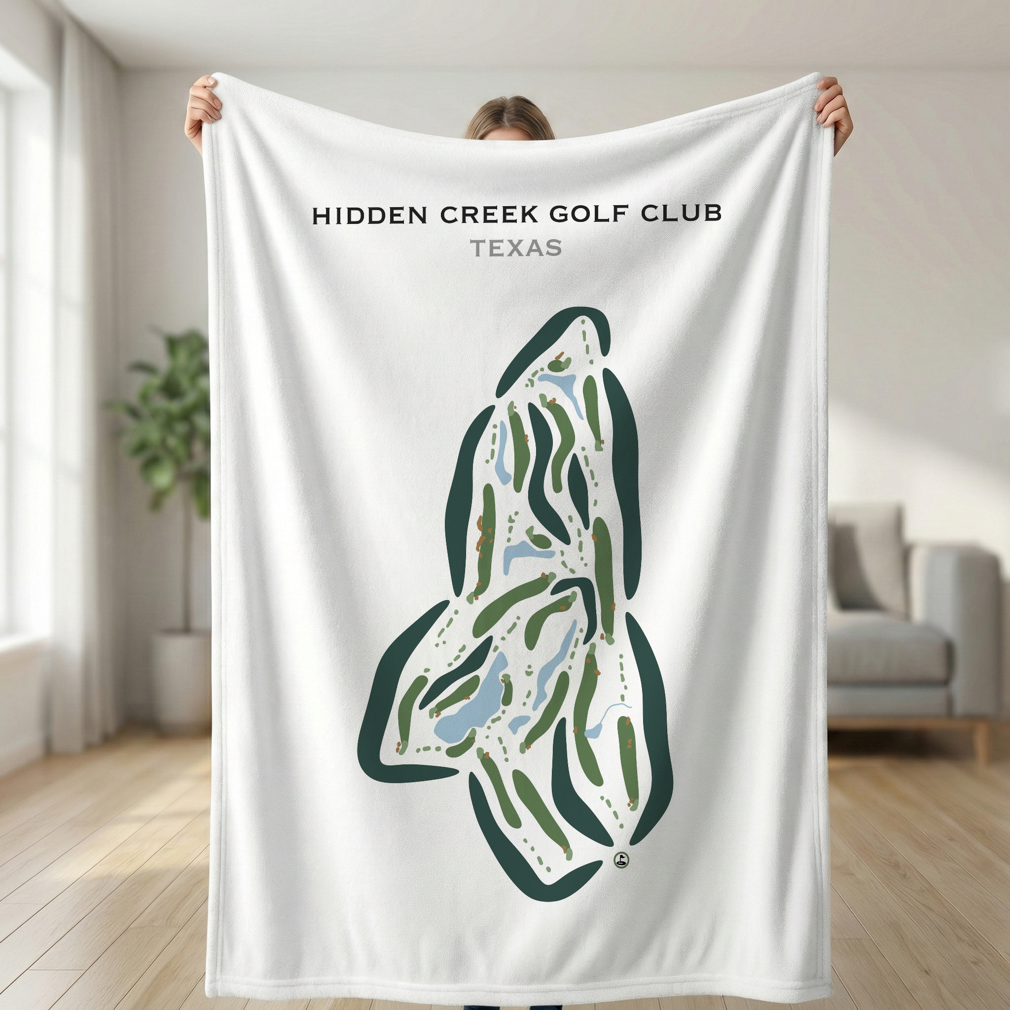 Hidden Creek Golf Club, Texas - Printed Golf Courses