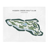 Hidden Creek Golf Club, Indiana - Printed Golf Courses