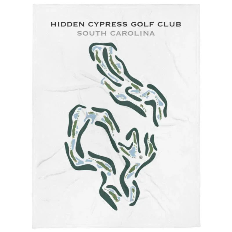 Hidden Cypress Golf Club, South Carolina - Printed Golf Course