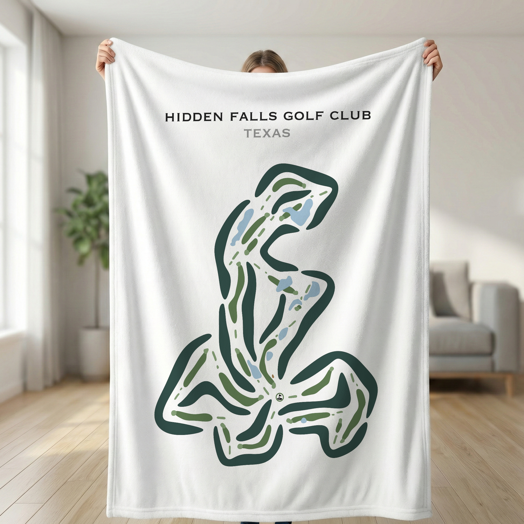 Hidden Falls Golf Club, Texas - Printed Golf Course