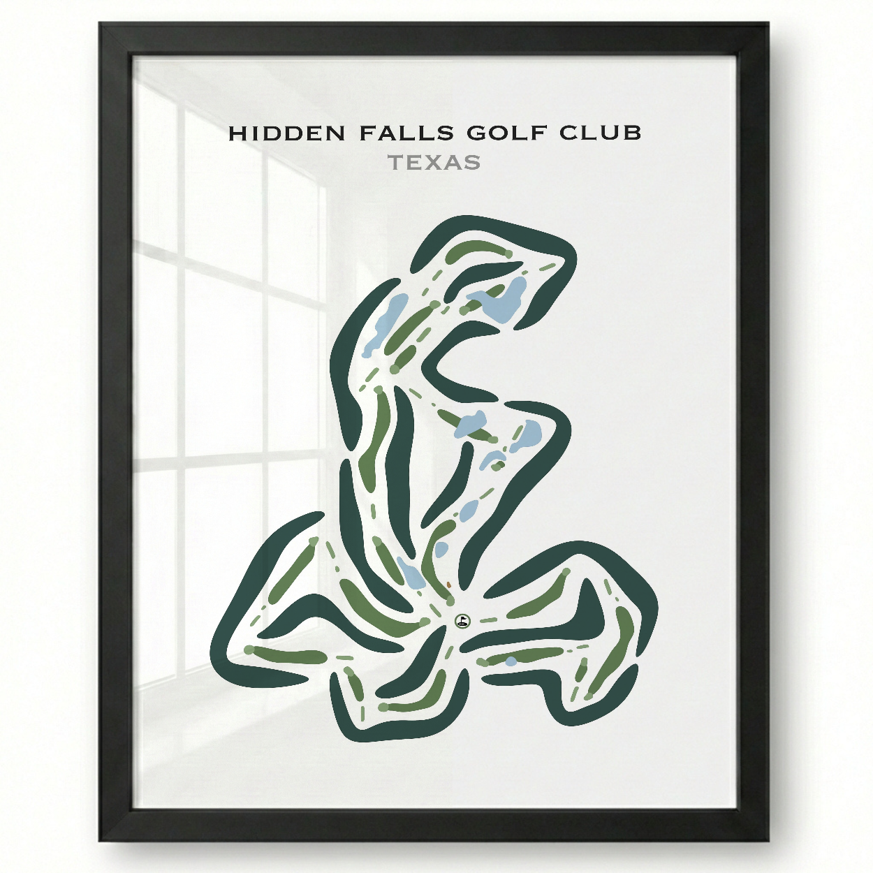 Hidden Falls Golf Club, Texas - Printed Golf Course
