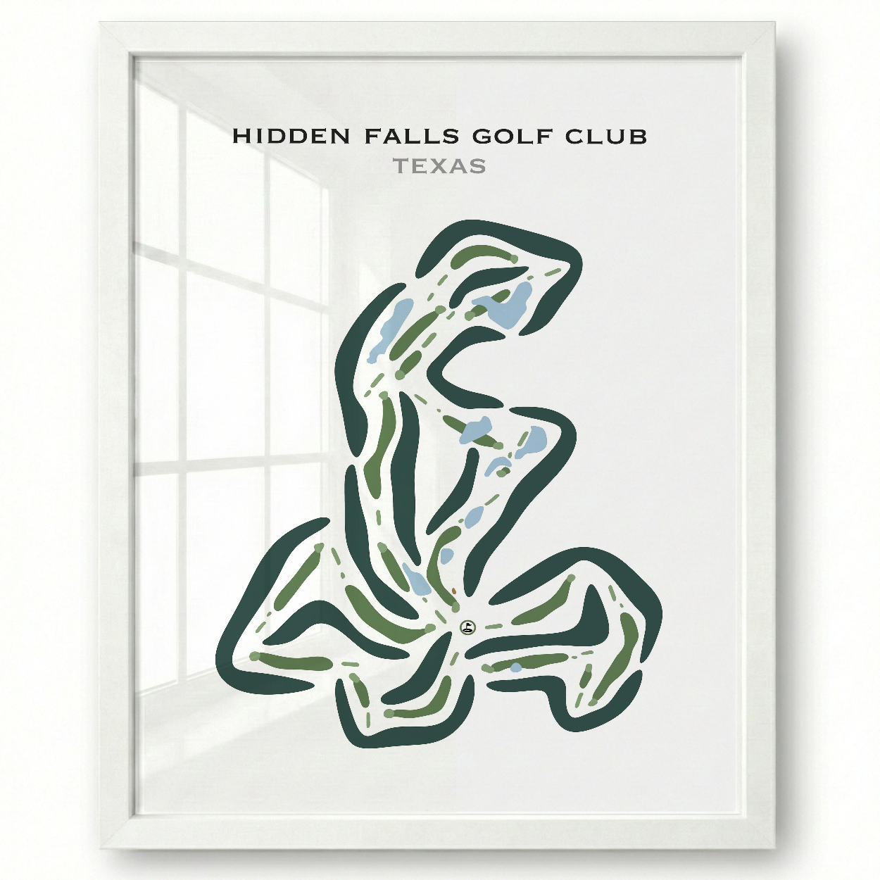 Hidden Falls Golf Club, Texas - Printed Golf Course
