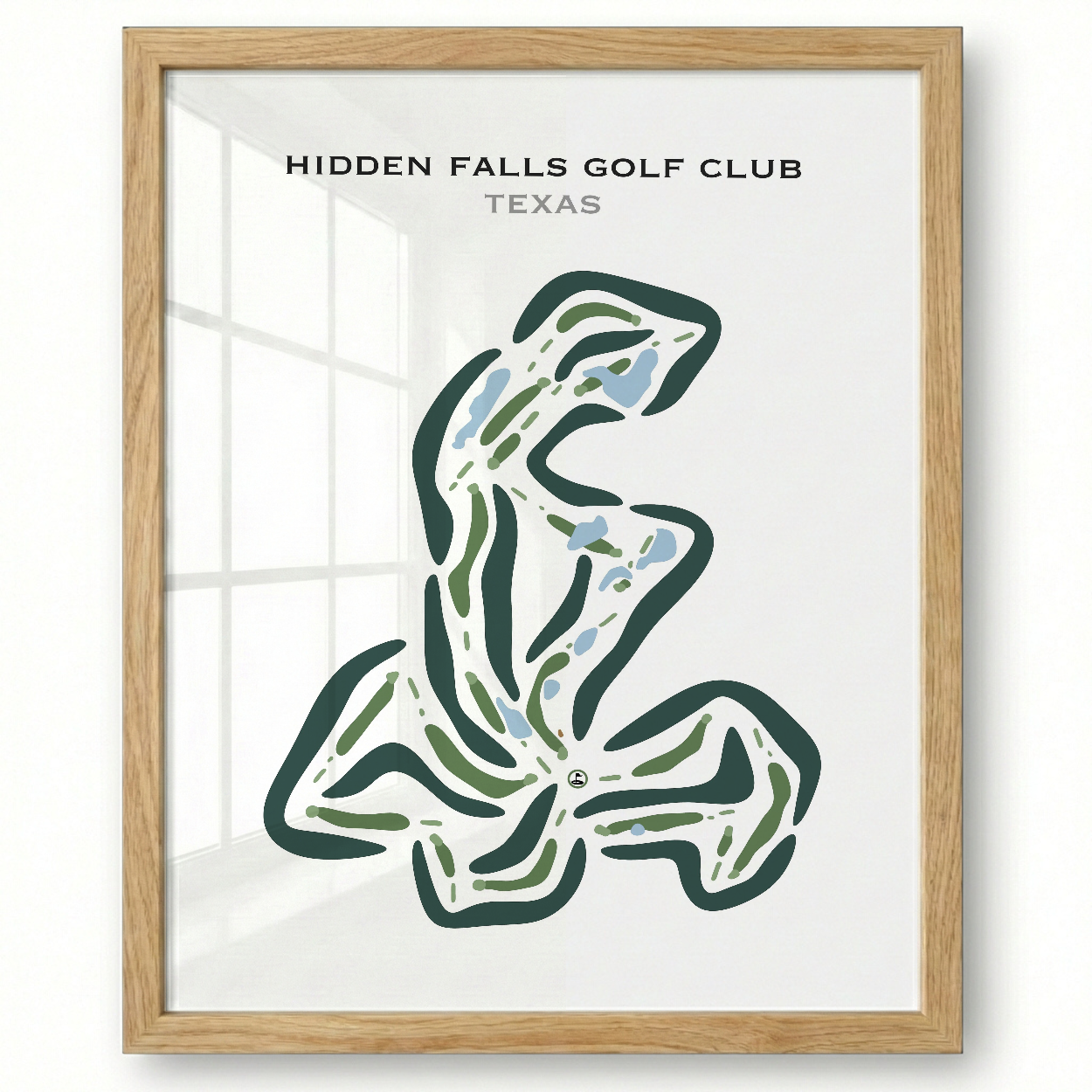 Hidden Falls Golf Club, Texas - Printed Golf Course