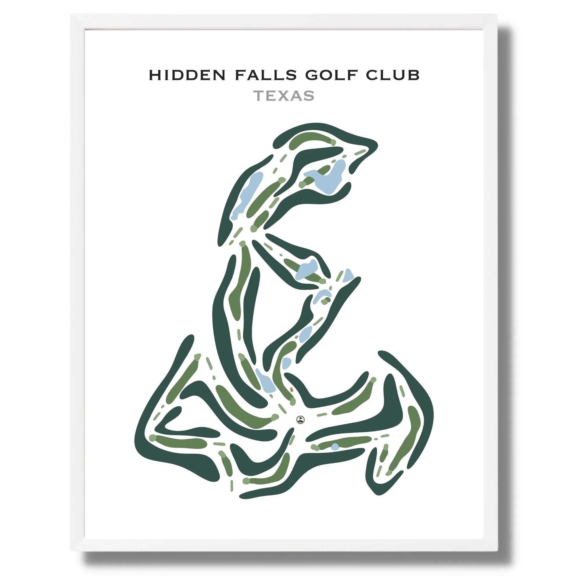 Hidden Falls Golf Club, Texas - Printed Golf Course