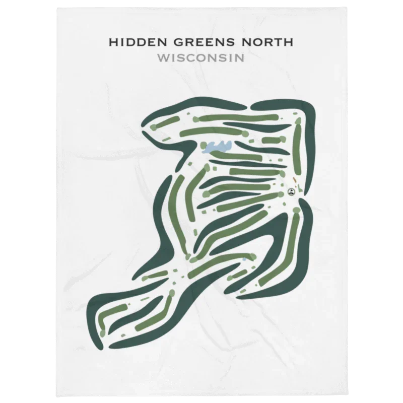 Hidden Greens North, Wisconsin - Printed Golf Courses