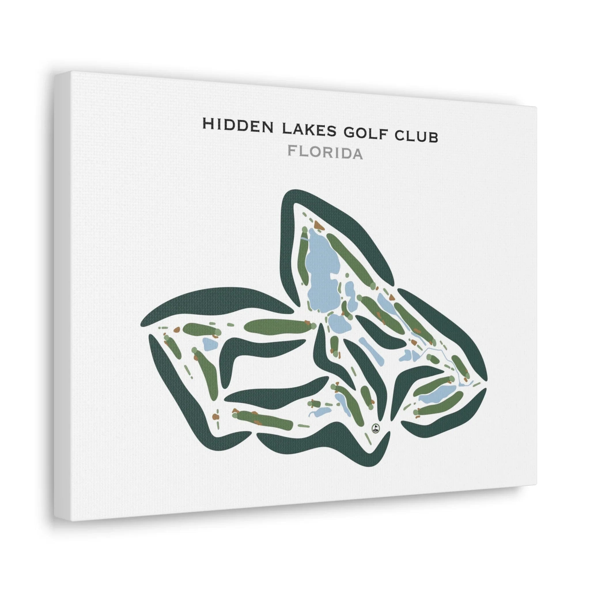 Hidden Lakes Golf Club, Florida - Printed Golf Courses