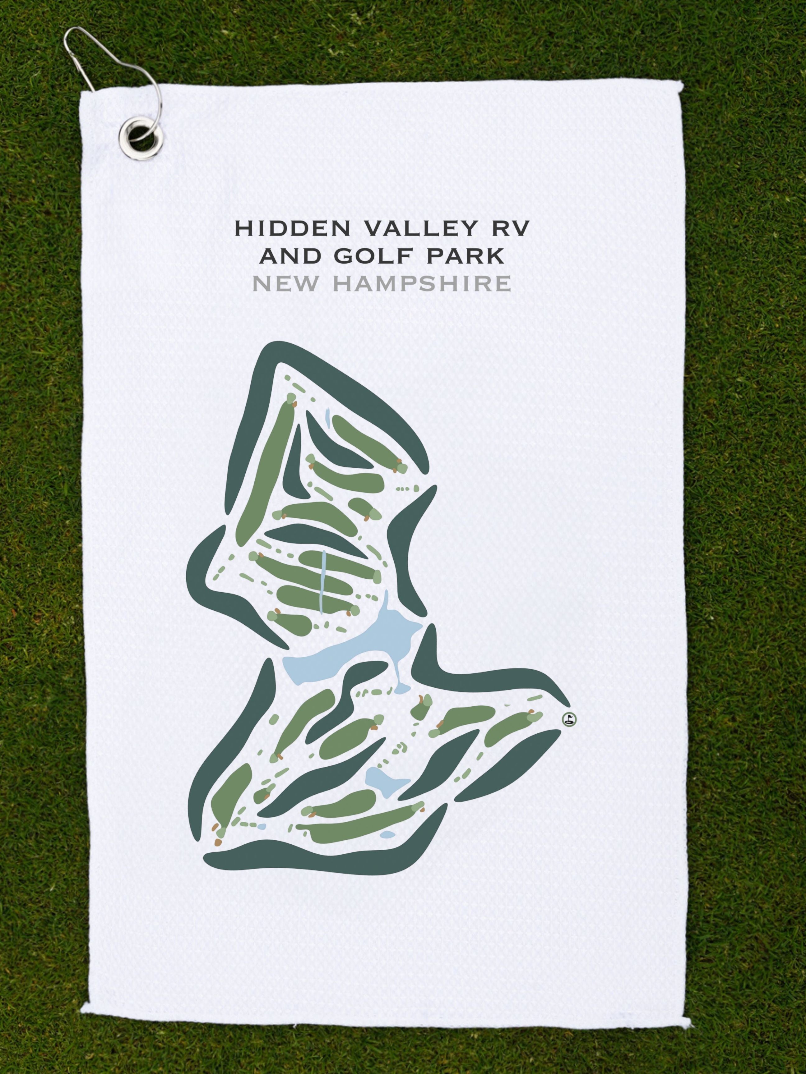 Hidden Valley RV & Golf Park, New Hampshire - Printed Golf Courses