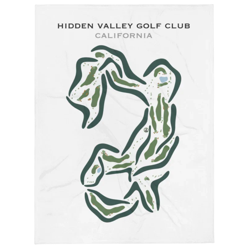 Hidden Valley Golf Club, California - Printed Golf Courses