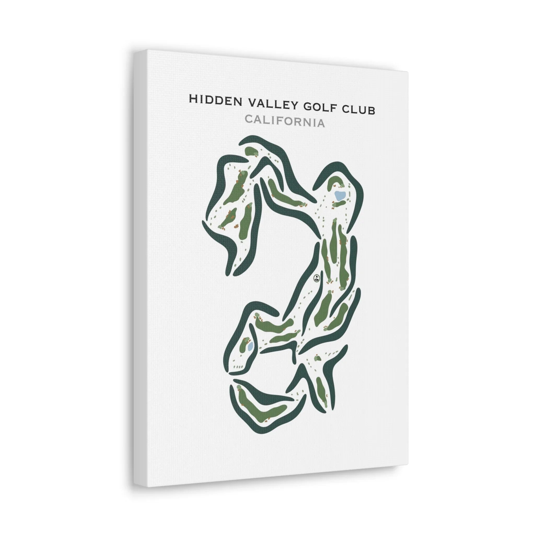 Hidden Valley Golf Club, California - Printed Golf Courses