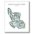 Hidden Hills Golf Course, Texas - Printed Golf Courses