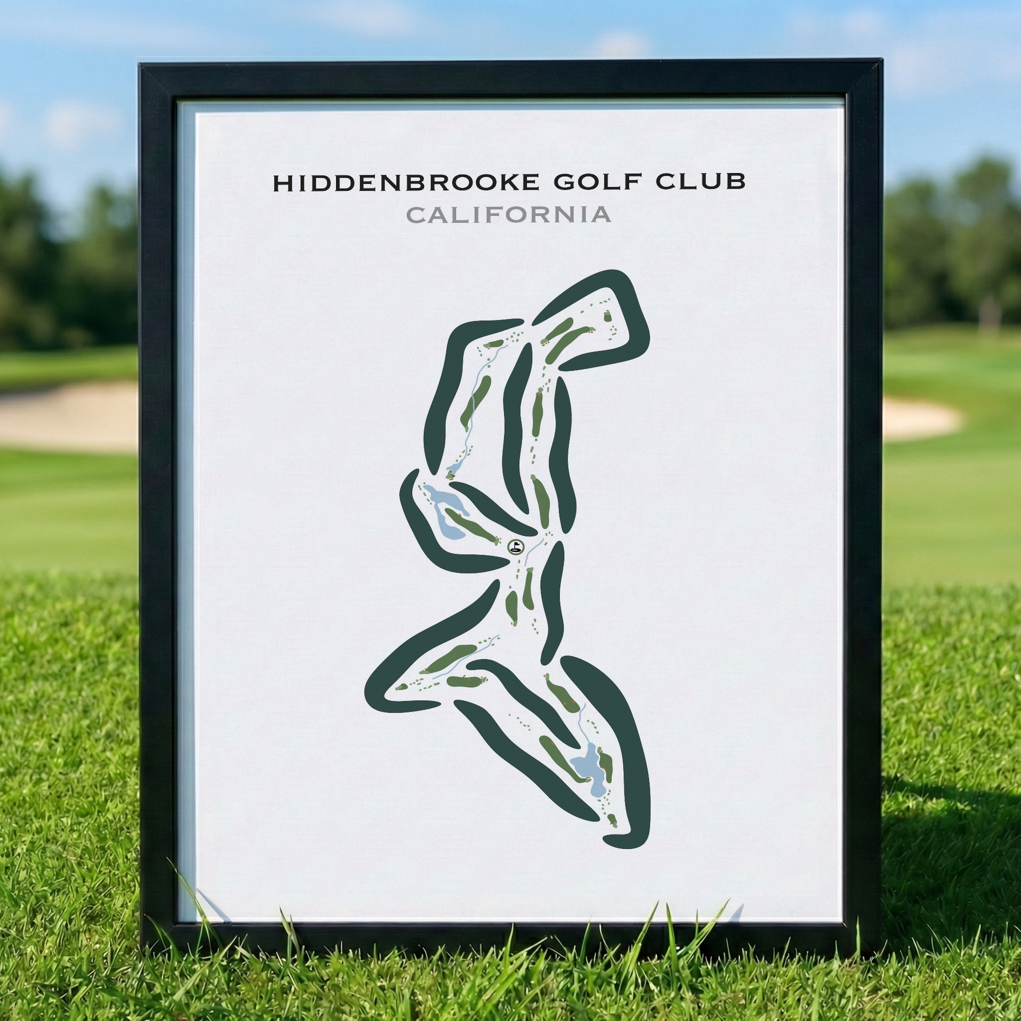 Hiddenbrooke Golf Club, California - Printed Golf Courses